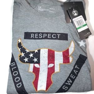 Under Armour Mens Project Rock Freedom Respect Blo